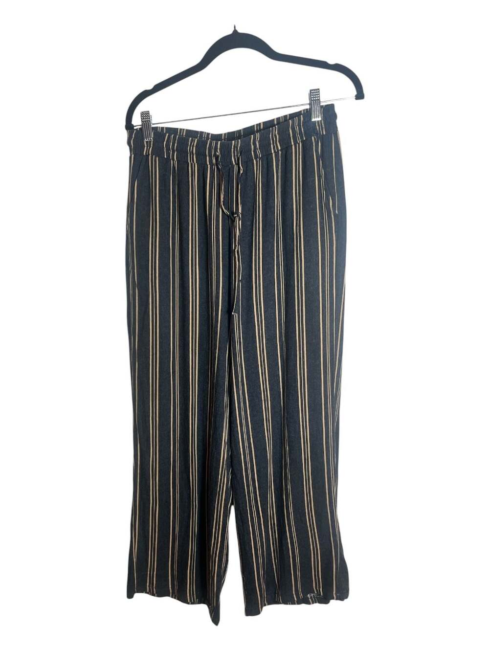 Primark Cares Striped Wide-Leg Drawstring Pants size S